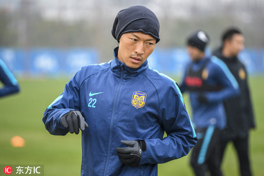 江苏苏宁球员加强训练,为备战做好准备的简单介绍 江苏苏宁球员加强训练,为备战做好准备的简单介绍