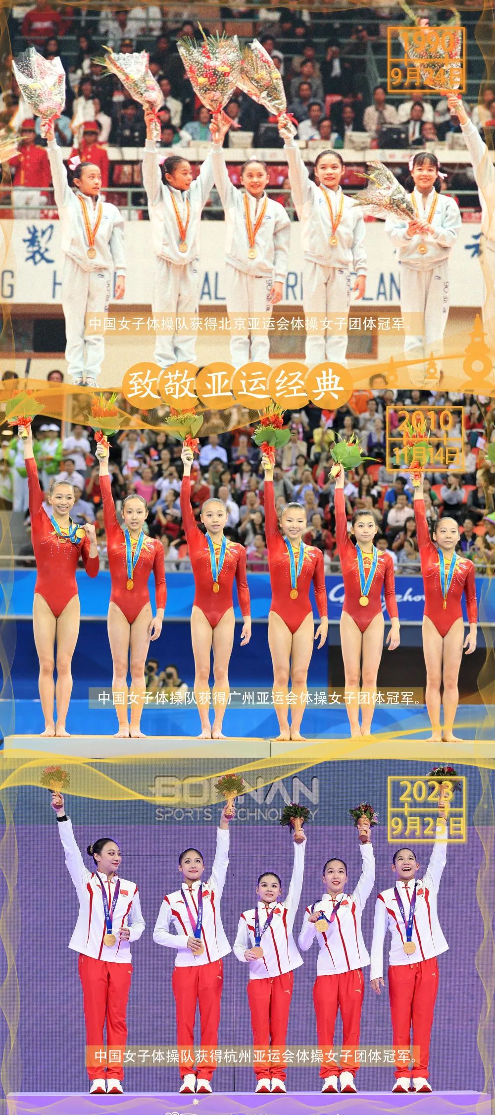 中国体操队表现斐然赢得团体冠军